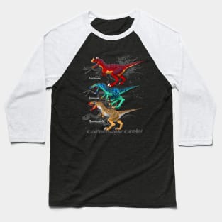 Carnosaur Crew Dinosaurs Baseball T-Shirt